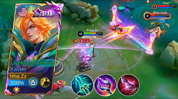 XAVIER SKILL COMBO ONE SHOT! XAVIER TOP1 GLOBAL & EMBLEM 2025 | MOBILE LEGENDS