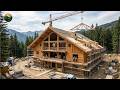 Building a Large Wooden House: The Full Process from Start to Finish