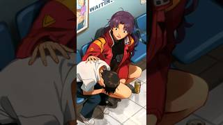 Shinji accidentally impregnates Asuka