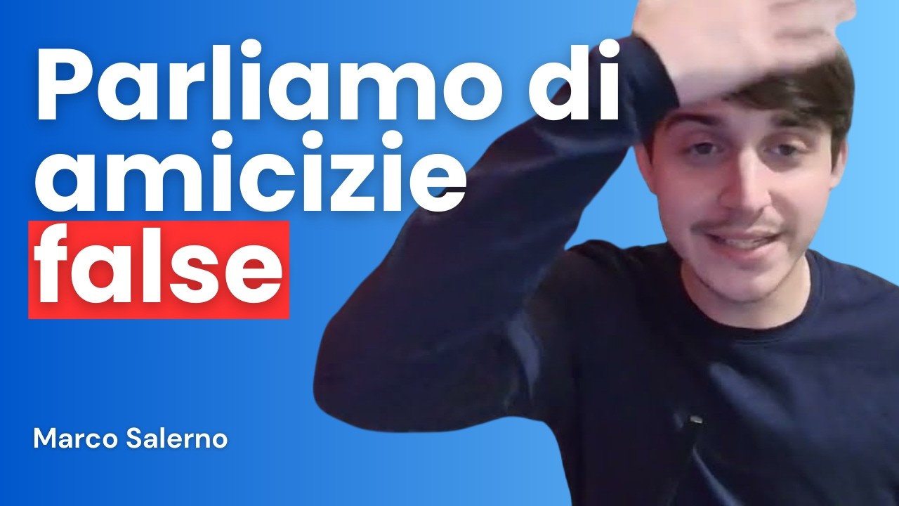 Esistono anche le false amicizie