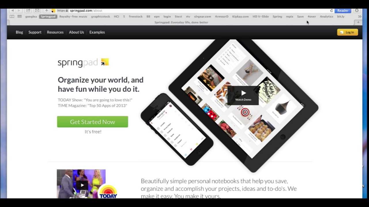 Learning with lockwood on springpad youtube