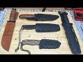 3 recommendable non stainless  american made fixed blades open tagpeterbiltknifeguy