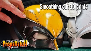 Making The Wolverine Cowl  My Fastest Way To Smooth Out A PLA Print N’stuff