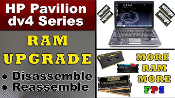 How to Upgrade RAM on HP Pavilion dv4 series Laptop
