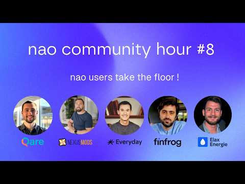 nao community hour #8 - nao users take the floor