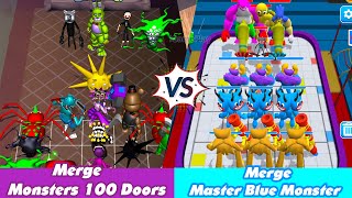 Merge Master Blue Monster vs Merge Monsters 100 Doors Android Gameplay