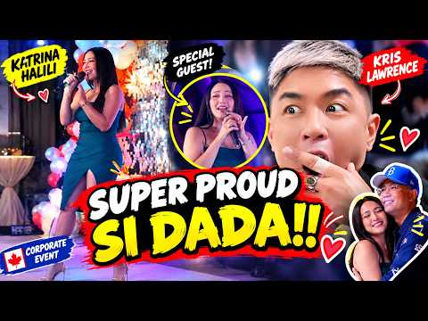 Kris Lawrence Na-SHOCK PROUD kay Katrina Halili KUMANTA sa isang EVENT