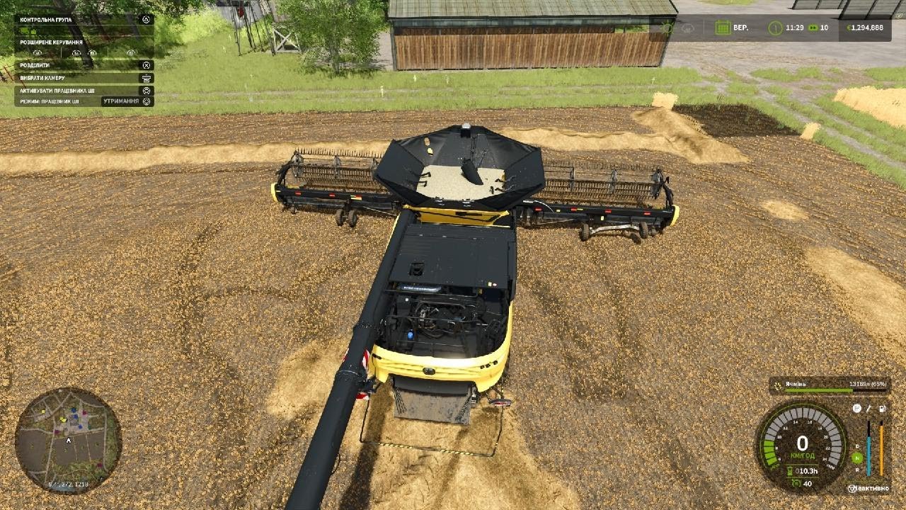 Збираю ячмінь на Farming Simulator 25