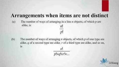 Permutation and Combination 1