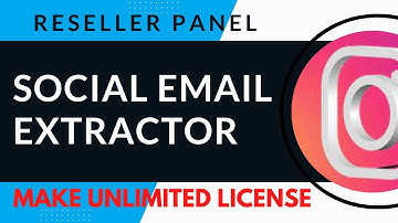 SOCIAL EMAILS EXTRACTOR |Social Email Extractor Pro|Full activated | Reseller PANEL_