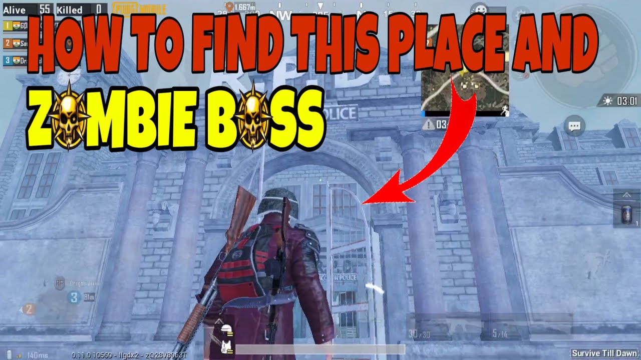 New! RPD Location! Where To Find it? PUBG Mobile x Resident Evil 2 | Update  0.11 Zombie Mode - 