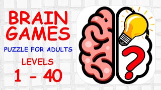 Brain Games Puzzle For Adults level 1 to 40 Solution screenshot 1