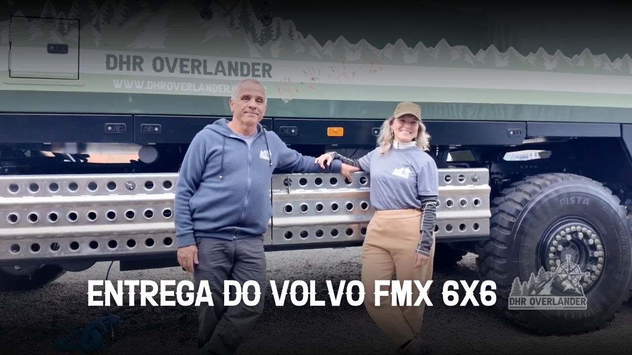 Entrega do Azeitona Overlander - Volvo fmx 6x6 feito pela DHR
