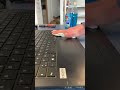 Cleaning up the laptop after repair