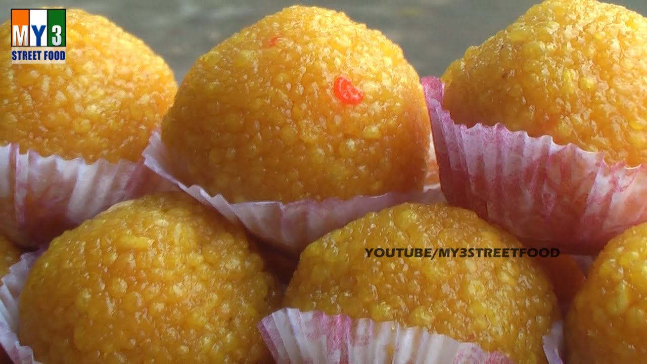 MOTICHOOR LADOO | FAMOUS SWEET IN INDIA  | Rajahmundry STREET FOOD | street food