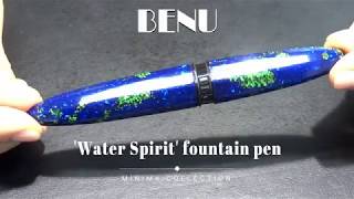 BENU Minima Fountain Pen - Water Spirit - Extra Fine Nib