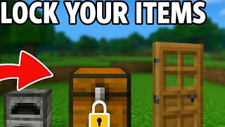 How to Lock Your Chest, Furnace, Doors & More on Your Minecraft Server!