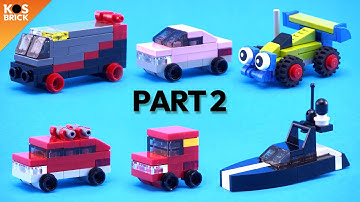 Lego Popular Movies & Games Mini Vehicles - Part 2 (Tutorial)