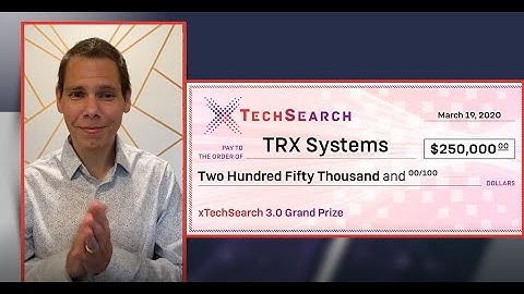 xTech 3 Summit: Grand Prize Winner Announcement