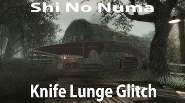 *NEW* Black Ops Zombies- Shi No Numa Knife Lunge Glitch!