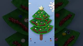 Christmas Tree Craft #Shorts #Kidscrafts #Christmascrafts #Supersimplecrafts