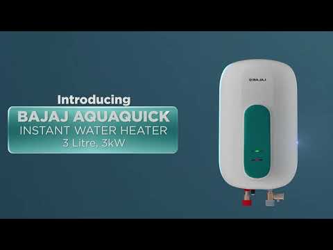 Dive into delightful showers with assured endurance: Introducing Bajaj Aqua Quick Water Heater