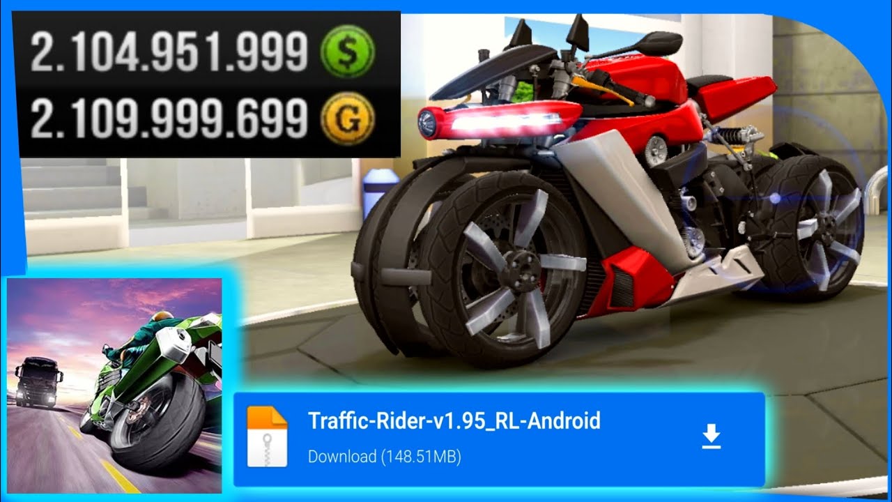 Traffic Rider Apk Mod Dinheiro Infinito 1.98