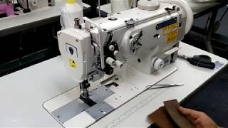 THOR GC-1560 Double Needle Walking Foot Sewing Machine Threading
