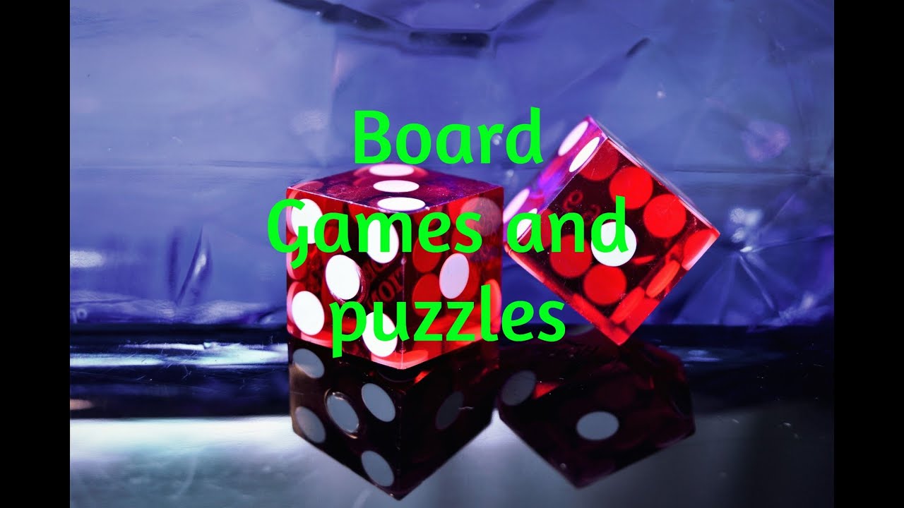 Board games and puzzles YouTube
