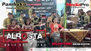 Gending Pambuko Alusan - Mat Matan ALROSTA DONGKREK  - SINJAYTAMA Sound - Mediapro Shooting