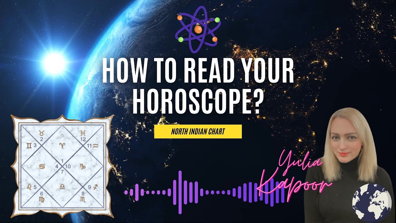 How to read your horoscope chart? North Indian System - YouTube