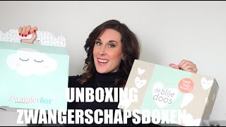 Unboxing GRATIS Zwangerschapsboxen (o.a. De Blije Doos en Ouders van Nu Zwangerschapsbox) screenshot 1