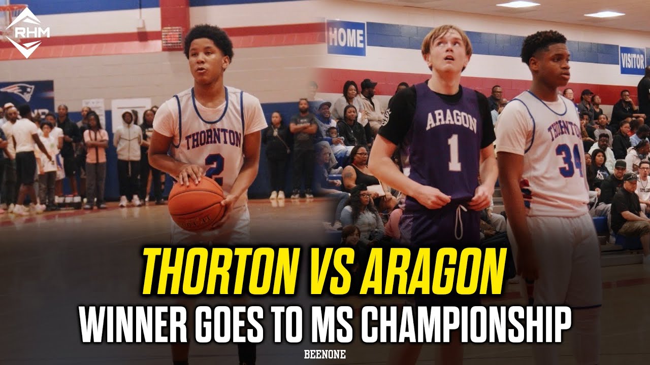 Aragon Ms VS Thornton Ms WAS THE MOST INTENSE MIDDLE SCHOOL GAME EVER !!!