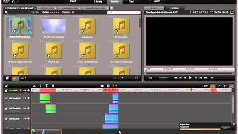 Importing Media: HDD, File and Photo - Getting Started with Avid® Studio