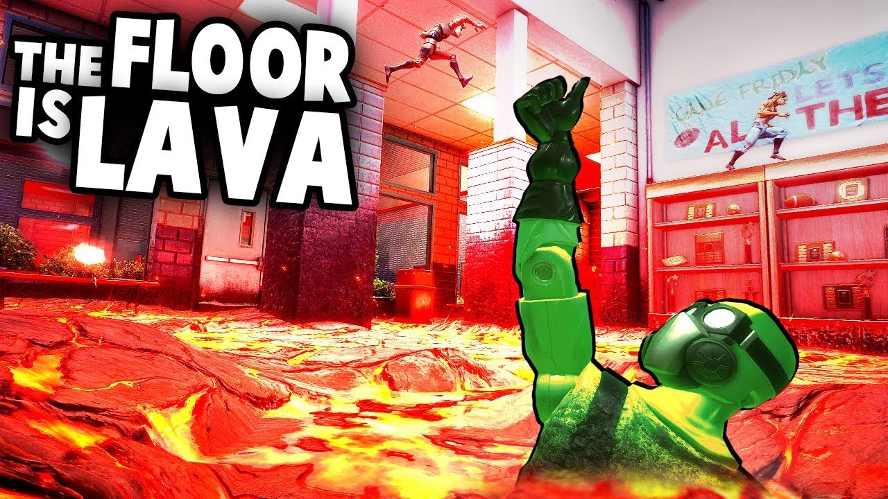 Coolest Intro to a Game EVER!! The Floor is Lava Challenge (Hot Lava Gameplay Part 1) - YouTube