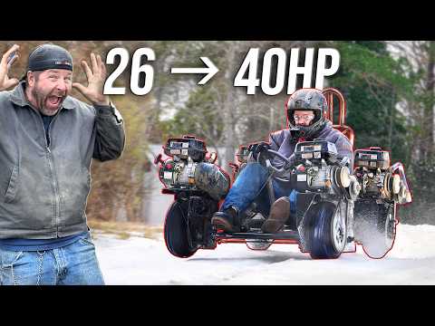 Reviving Our 4 Engine, 4wd, Go Kart (848cc) For A Backyard Hillclimb