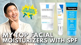 My Top SIX Facial Moisturizers with SPF - Dermatologist Compares