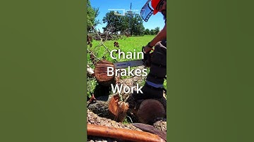 Thumbnail of CHAINSAW Safety - Do YOU have A FIRM GRIP? - After a Kickback Something Changes  #shorts #chainsaw