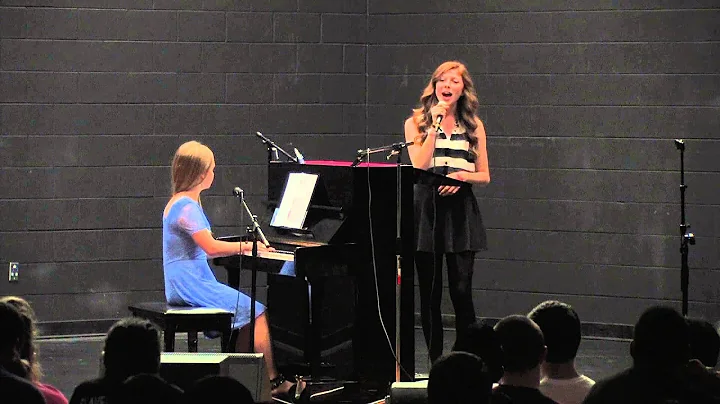 Jenna Mazzoccoli and Emily Falvey Performing Pray ...