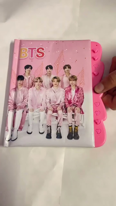 🔥Amazing BTS Lockable Diary💜Stationery #shorts #study #bts #stationery #diary #cute