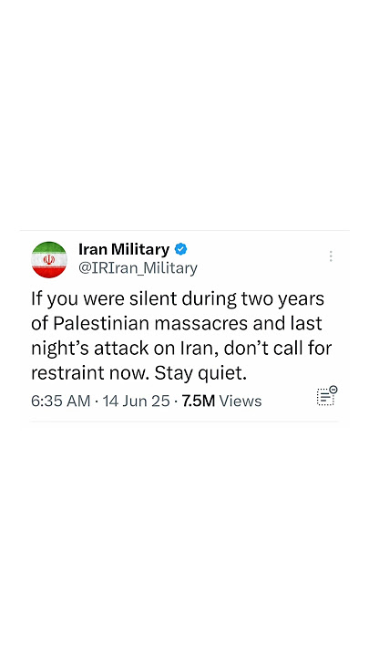 Iran’s Tweet Sparks Global Tension