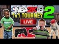 NBA 2K18 LIVE 1 vs 1 Tournament! #2 10/29/2017