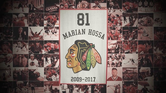 Blackhawks retire Marian Hossa's No. 81 jersey during United Center  ceremony - Chicago Sun-Times