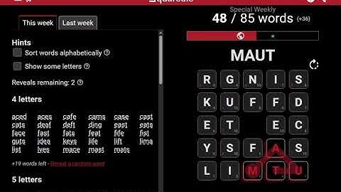 Solve Special Squaredle: November Weekly Puzzle 2025 #3 (ASMR)