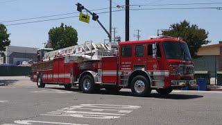 LAFD Light Force 90 Responding