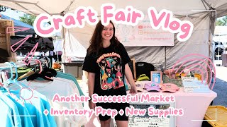 Market Day Vlog | Inventory Prep | Craft Fair Setup | Vendor Market Prep | Studio Vlog #31