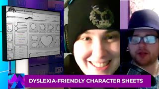 #DnD Character Sheets for Dyslexics
