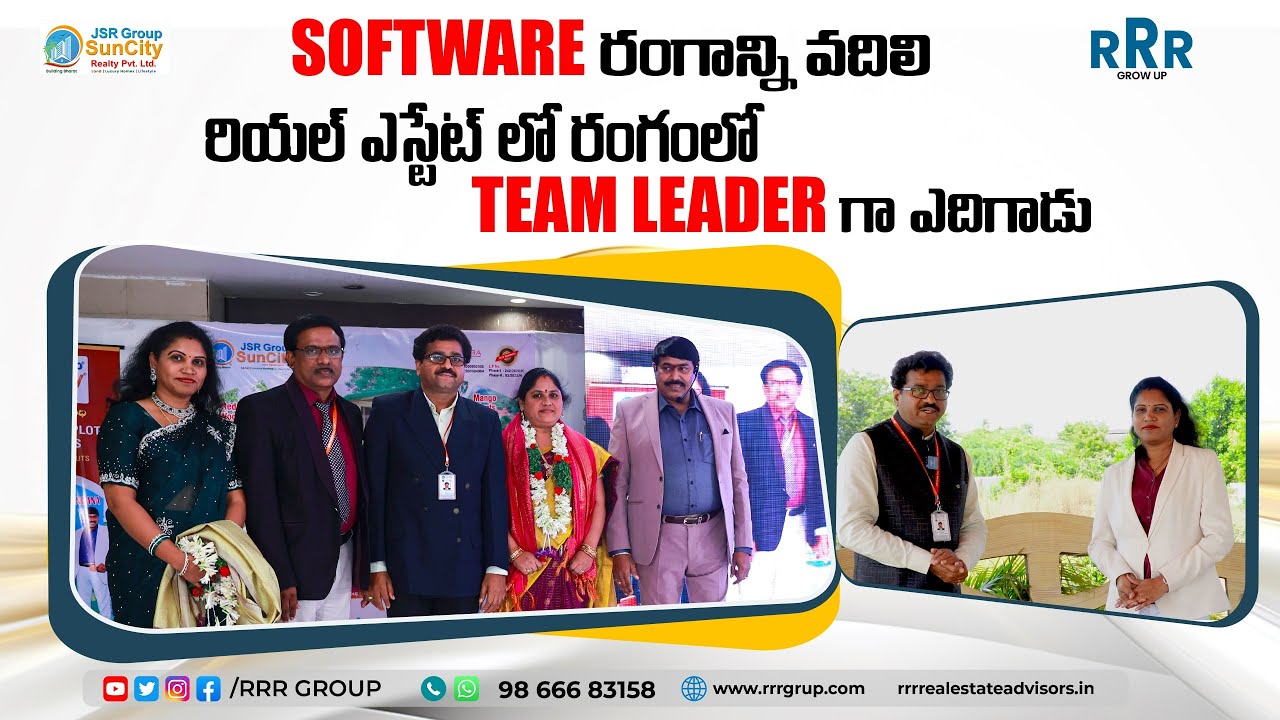 Jsr Reddy JSR Group Suncity | RRR Team | Raghu Ram Reddy interview | #realestate ...