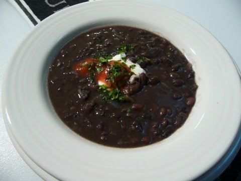 BLACK BEAN SOUP - How to make BLACK BEAN SOUP Recipe