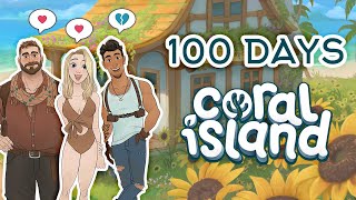 I Played 100 Days in Coral Island